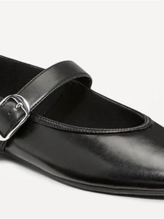 Old Navy Shoes - Old Navy Black Mary Jane Square-Toe Flats with Strap